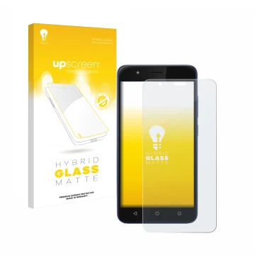 Vorderseite einer Produktverpackung mit dem Markenlogo upscreen. Daneben ist das Gerät Gigaset GS270 mit dem zugehörigen Displ