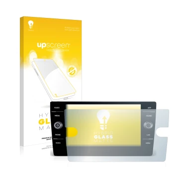 Vorderseite einer Produktverpackung mit dem Markenlogo upscreen. Daneben ist das Gerät Volkswagen T-Roc 2017-2019 Discover Med