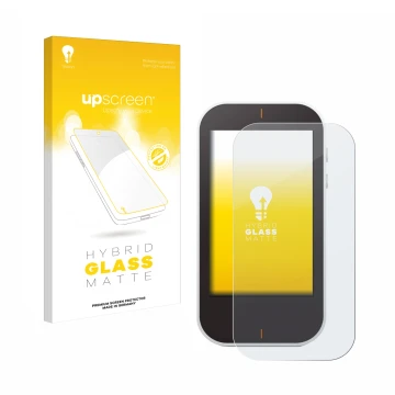 Vorderseite einer Produktverpackung mit dem Markenlogo upscreen. Daneben ist das Gerät Garmin Approach G80 mit dem zugehörigen