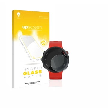 Vorderseite einer Produktverpackung mit dem Markenlogo upscreen. Daneben ist das Gerät Garmin Forerunner 45 mit dem zugehörige