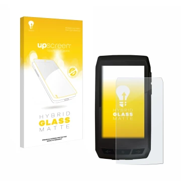 Vorderseite einer Produktverpackung mit dem Markenlogo upscreen. Daneben ist das Gerät Ciclo Navic 400 mit dem zugehörigen Dis