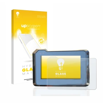 Vorderseite einer Produktverpackung mit dem Markenlogo upscreen. Daneben ist das Gerät KTM 1290 Super Duke R 2020/2022 TFT-Dis