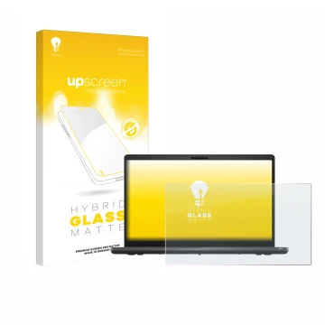 Vorderseite einer Produktverpackung mit dem Markenlogo upscreen. Daneben ist das Gerät Dell Latitude 5500 mit dem zugehörigen 