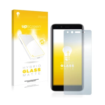 Vorderseite einer Produktverpackung mit dem Markenlogo upscreen. Daneben ist das Gerät Emporia Smart 3 mini mit dem zugehörige