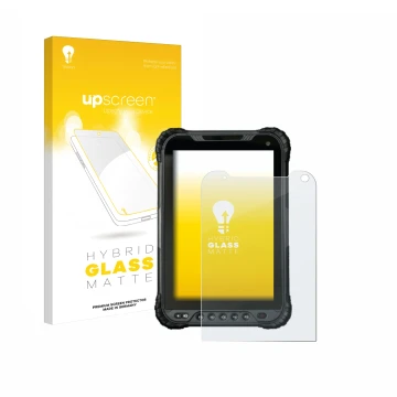 Vorderseite einer Produktverpackung mit dem Markenlogo upscreen. Daneben ist das Gerät UniStrong UT30 8