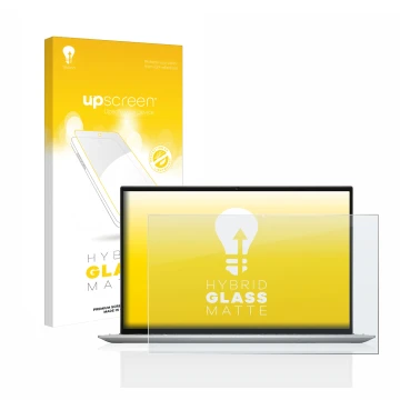 Vorderseite einer Produktverpackung mit dem Markenlogo upscreen. Daneben ist das Gerät Dell Inspiron 17 7706 2-in-1 mit dem zu