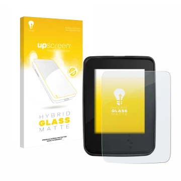 Vorderseite einer Produktverpackung mit dem Markenlogo upscreen. Daneben ist das Gerät Giant RideDash Evo mit dem zugehörigen 