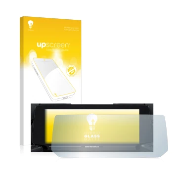 Vorderseite einer Produktverpackung mit dem Markenlogo upscreen. Daneben ist das Gerät BMW R 1250 RT 2021 Connectivity TFT 10.