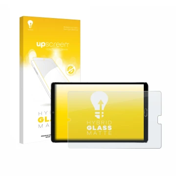 Vorderseite einer Produktverpackung mit dem Markenlogo upscreen. Daneben ist das Gerät Goodtel G2 mit dem zugehörigen Displays