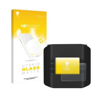 Vorderseite einer Produktverpackung mit dem Markenlogo upscreen. Daneben ist das Gerät ISDT Smart Duo Charger K4 mit dem zugeh