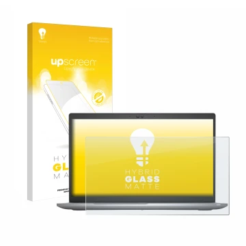 Vorderseite einer Produktverpackung mit dem Markenlogo upscreen. Daneben ist das Gerät Dell Latitude 5520 mit dem zugehörigen 