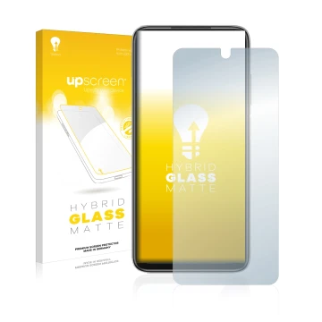 Vorderseite einer Produktverpackung mit dem Markenlogo upscreen. Daneben ist das Gerät Xiaomi Redmi Note 11 4G mit dem zugehör