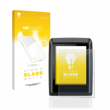 Vorderseite einer Produktverpackung mit dem Markenlogo upscreen. Daneben ist das Gerät Bosch Kiox 300 mit dem zugehörigen Disp