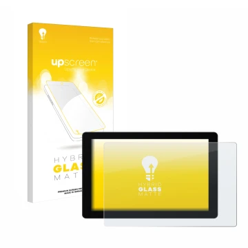 Vorderseite einer Produktverpackung mit dem Markenlogo upscreen. Daneben ist das Gerät SmallHD Cine 7 mit dem zugehörigen Disp