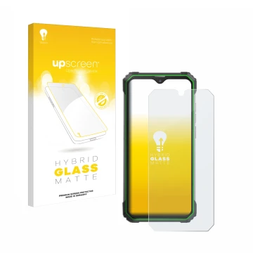 Vorderseite einer Produktverpackung mit dem Markenlogo upscreen. Daneben ist das Gerät Blackview BL8800 PRO 5G mit dem zugehör