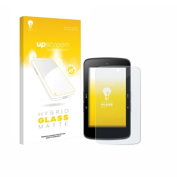 Vorderseite einer Produktverpackung mit dem Markenlogo upscreen. Daneben ist das Gerät Bryton Rider S800 mit dem zugehörigen D