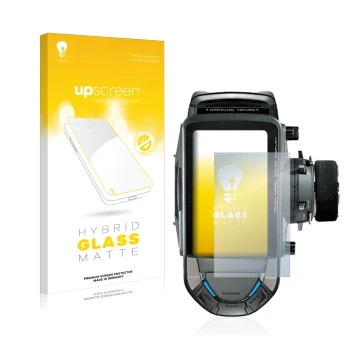 Vorderseite einer Produktverpackung mit dem Markenlogo upscreen. Daneben ist das Gerät Futaba 10PX mit dem zugehörigen Display