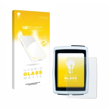 Vorderseite einer Produktverpackung mit dem Markenlogo upscreen. Daneben ist das Gerät Sigma BC 12.0 WL mit dem zugehörigen Di