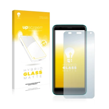 Vorderseite einer Produktverpackung mit dem Markenlogo upscreen. Daneben ist das Gerät Logicom Le Swipe mit dem zugehörigen Di