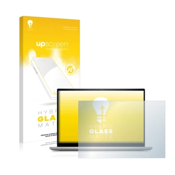 Vorderseite einer Produktverpackung mit dem Markenlogo upscreen. Daneben ist das Gerät Dell Inspiron 14 7420 2-in-1 mit dem zu