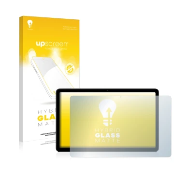 Vorderseite einer Produktverpackung mit dem Markenlogo upscreen. Daneben ist das Gerät Nokia T21 mit dem zugehörigen Displaysc