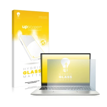 Vorderseite einer Produktverpackung mit dem Markenlogo upscreen. Daneben ist das Gerät MSI Prestige 16 mit dem zugehörigen Dis