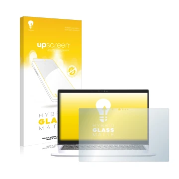 Vorderseite einer Produktverpackung mit dem Markenlogo upscreen. Daneben ist das Gerät Dell Latitude 7330 Laptop mit dem zugeh