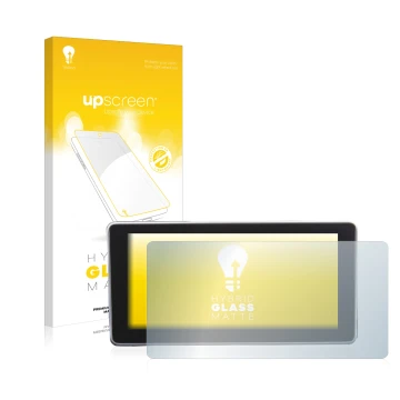 Vorderseite einer Produktverpackung mit dem Markenlogo upscreen. Daneben ist das Gerät Audi A4 B9 2016 mit dem zugehörigen Dis