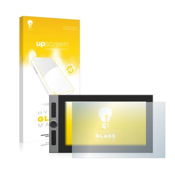 Vorderseite einer Produktverpackung mit dem Markenlogo upscreen. Daneben ist das Gerät XP-Pen Artist Pro 16 15.4