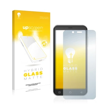 Vorderseite einer Produktverpackung mit dem Markenlogo upscreen. Daneben ist das Gerät Peaq PSP400 mit dem zugehörigen Display