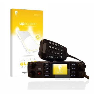 Vorderseite einer Produktverpackung mit dem Markenlogo upscreen. Daneben ist das Gerät AnyTone AT-D578UV plus mit dem zugehöri