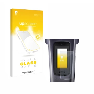 Vorderseite einer Produktverpackung mit dem Markenlogo upscreen. Daneben ist das Gerät TQ HPR50 E-Bike System mit dem zugehöri