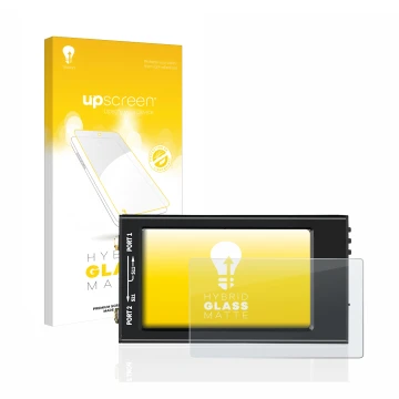 Vorderseite einer Produktverpackung mit dem Markenlogo upscreen. Daneben ist das Gerät SDRGEEK NanoVNA-F V2 mit dem zugehörige