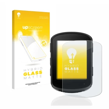 Vorderseite einer Produktverpackung mit dem Markenlogo upscreen. Daneben ist das Gerät Garmin Edge 840 mit dem zugehörigen Dis