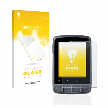 Vorderseite einer Produktverpackung mit dem Markenlogo upscreen. Daneben ist das Gerät Giant Dash L200 mit dem zugehörigen Dis