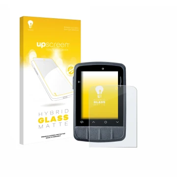 Vorderseite einer Produktverpackung mit dem Markenlogo upscreen. Daneben ist das Gerät Giant Dash M200 mit dem zugehörigen Dis