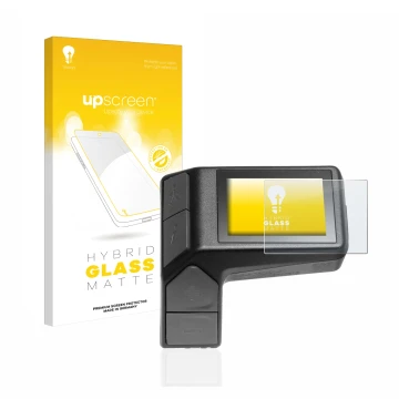 Vorderseite einer Produktverpackung mit dem Markenlogo upscreen. Daneben ist das Gerät Giant Ridecontrol Dash 2 in 1 mit dem z