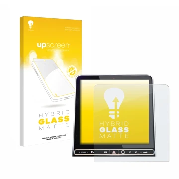 Vorderseite einer Produktverpackung mit dem Markenlogo upscreen. Daneben ist das Gerät Mercedes-Benz GLC X254 GPS Navigation 2