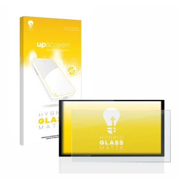 Vorderseite einer Produktverpackung mit dem Markenlogo upscreen. Daneben ist das Gerät Kenwood DMX 7722DABS mit dem zugehörige