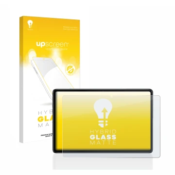 Vorderseite einer Produktverpackung mit dem Markenlogo upscreen. Daneben ist das Gerät Blackview Tab 7 Pro mit dem zugehörigen