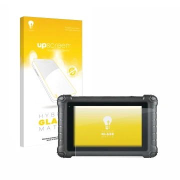 Vorderseite einer Produktverpackung mit dem Markenlogo upscreen. Daneben ist das Gerät Autel MaxiDAS DS900 mit dem zugehörigen