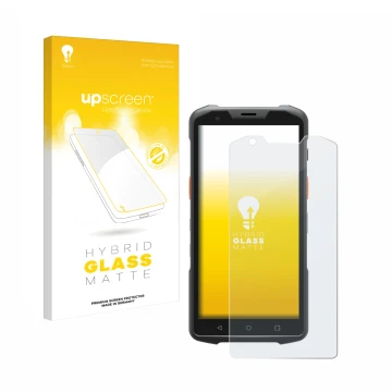 Vorderseite einer Produktverpackung mit dem Markenlogo upscreen. Daneben ist das Gerät Sunmi L2s Pro mit dem zugehörigen Displ