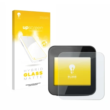 Vorderseite einer Produktverpackung mit dem Markenlogo upscreen. Daneben ist das Gerät Cycplus GPS G1 mit dem zugehörigen Disp