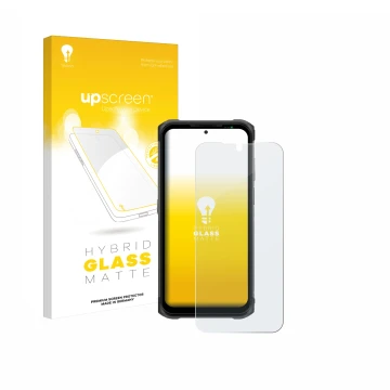 Vorderseite einer Produktverpackung mit dem Markenlogo upscreen. Daneben ist das Gerät Ulefone Armor 12S mit dem zugehörigen D