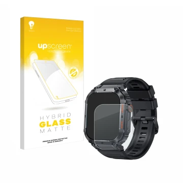 Vorderseite einer Produktverpackung mit dem Markenlogo upscreen. Daneben ist das Gerät GaWear K57PRO 1.96