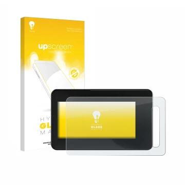 Vorderseite einer Produktverpackung mit dem Markenlogo upscreen. Daneben ist das Gerät Shimano Steps SC-EN600 mit dem zugehöri