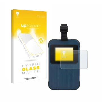 Vorderseite einer Produktverpackung mit dem Markenlogo upscreen. Daneben ist das Gerät Acer Enduro Connect M3 mit dem zugehöri