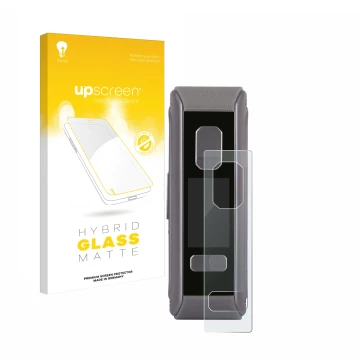 Vorderseite einer Produktverpackung mit dem Markenlogo upscreen. Daneben ist das Gerät GeekVape Aegis Max2 / Max100 mit dem zu