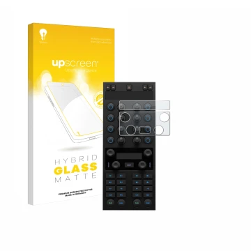 Vorderseite einer Produktverpackung mit dem Markenlogo upscreen. Daneben ist das Gerät Native Instruments Traktor Kontrol X1 M
