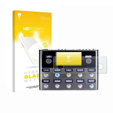 Vorderseite einer Produktverpackung mit dem Markenlogo upscreen. Daneben ist das Gerät Fender Tone Master Pro mit dem zugehöri